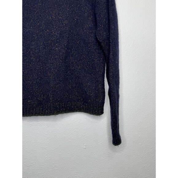Vtg Dockers Mens Wool Blend Pullover Crewneck Knit Grandpa Sweater Blue 90s Sz M - Picture 13 of 16